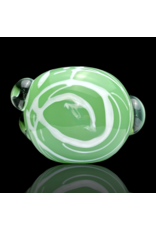 Koy Glass Jade Green Splatter Pipe Koy Glass
