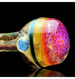 ISO Fume & Latti Honeycomb Cap Pipe Crouch Glass