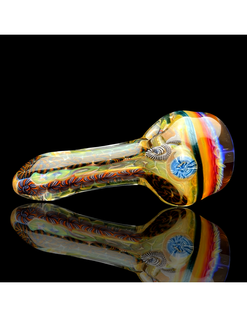 ISO Fume & Latti Honeycomb Cap Pipe Crouch Glass