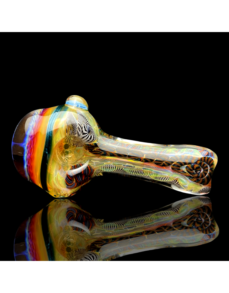 ISO Fume & Latti Honeycomb Cap Pipe Crouch Glass
