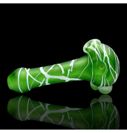 Koy Glass Koy SB Green Splatter Pipe