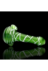 Koy Glass Koy SB Green Splatter Pipe
