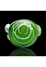 Koy Glass Koy SB Green Splatter Pipe