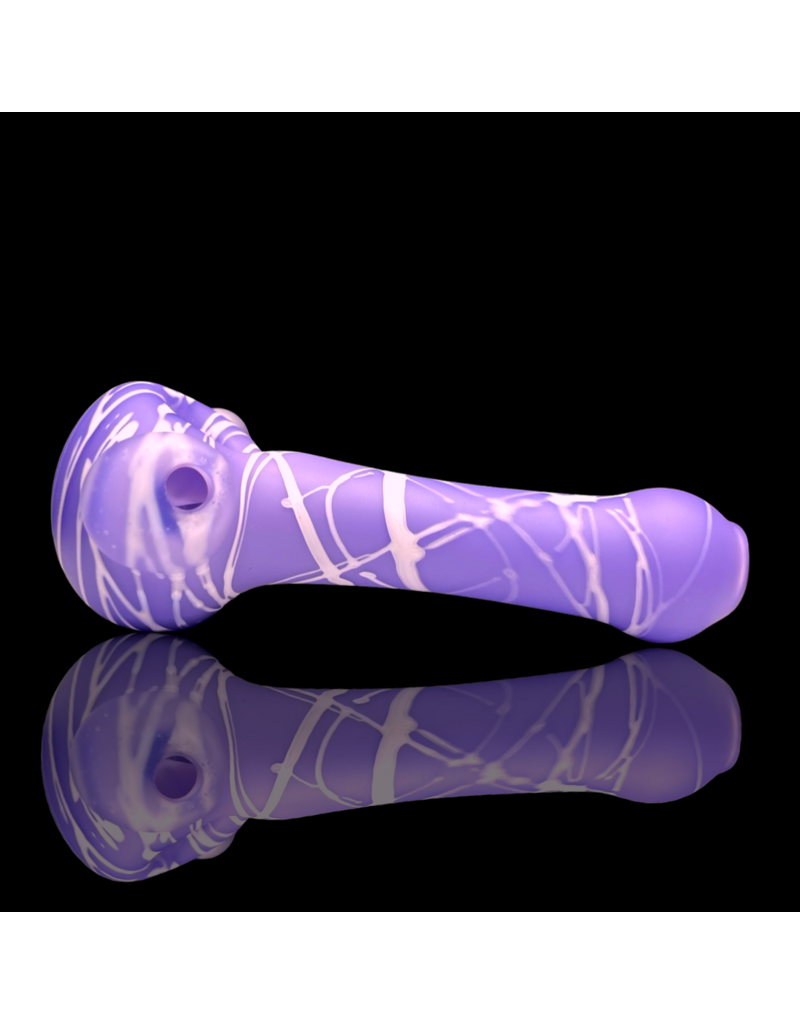Koy Glass Koy SB Milky Purple Splatter Pipe