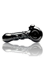 Black Scroll Pipe Koy Glass