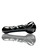Black Scroll Pipe Koy Glass