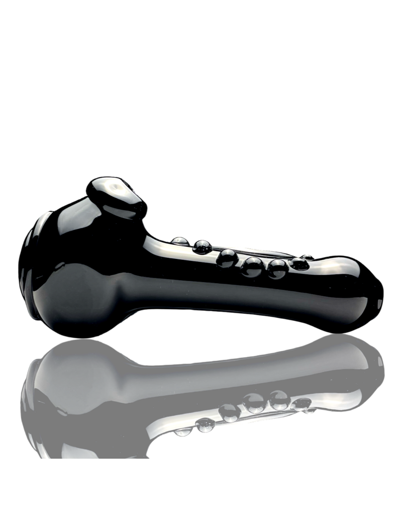 Black Scroll Pipe Koy Glass