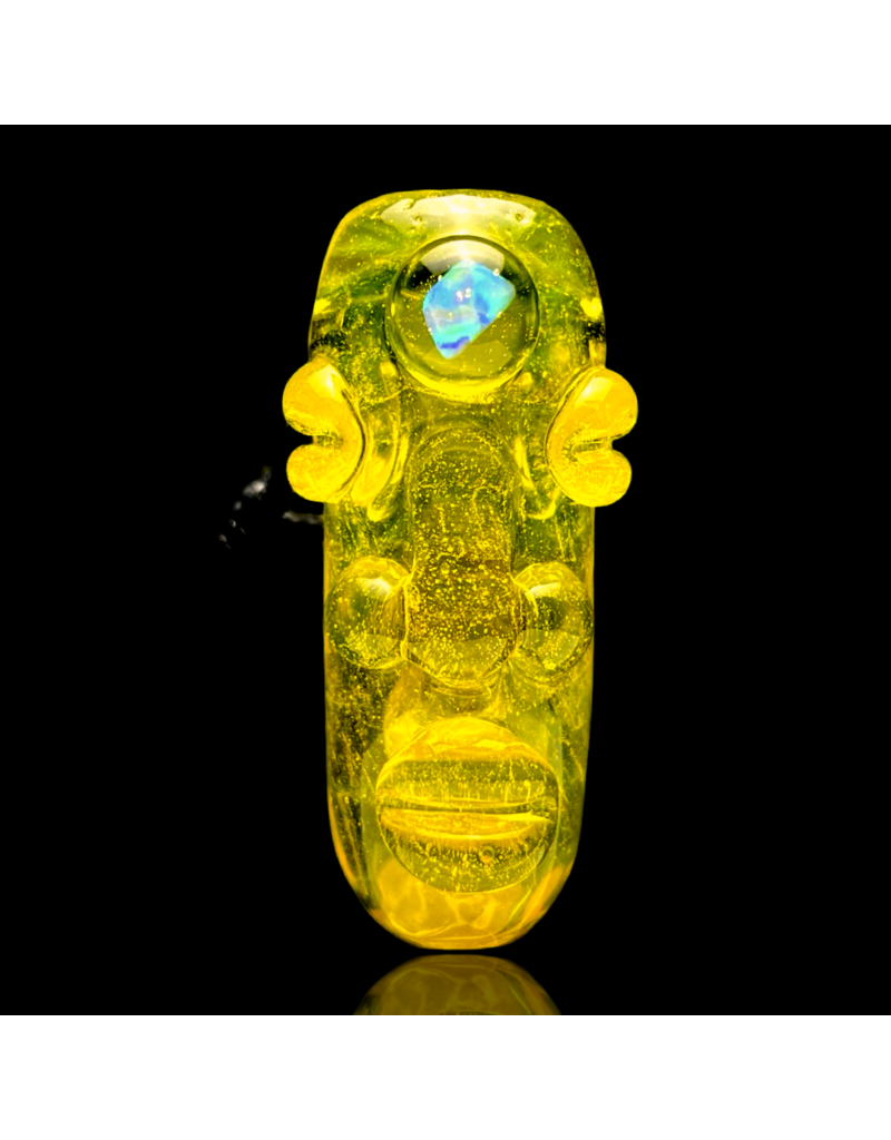 Yellow Spirit Shaker Pendant Sasquatch