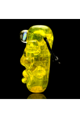 Yellow Spirit Shaker Pendant Sasquatch