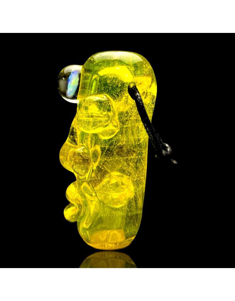 Yellow Spirit Shaker Pendant Sasquatch