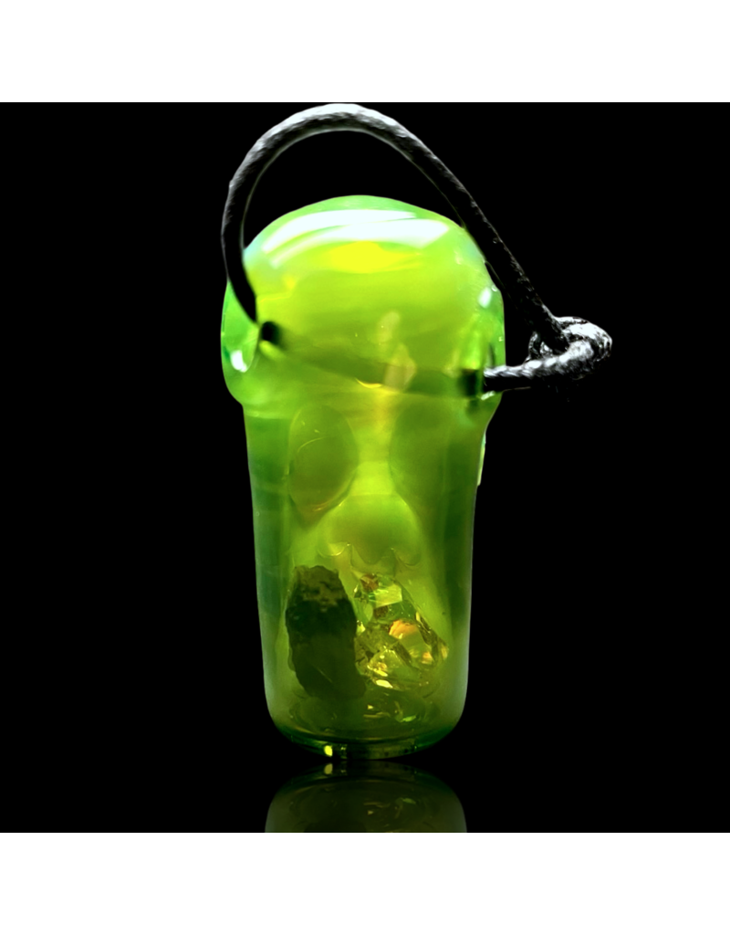 Green Spirit Shaker Pendant Sasquatch