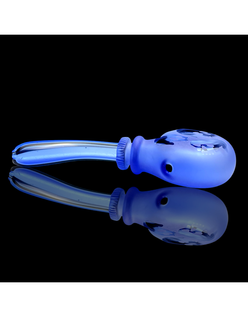 Evan Cals Blue SB Skull Flatlock Evan Cals