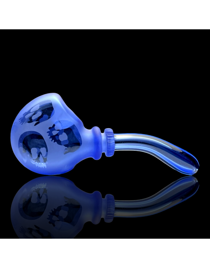 Evan Cals Blue SB Skull Flatlock Evan Cals