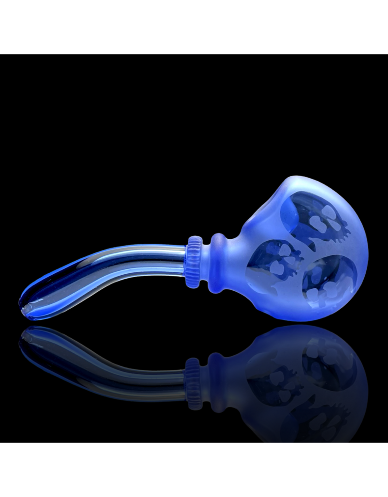 Evan Cals Blue SB Skull Flatlock Evan Cals