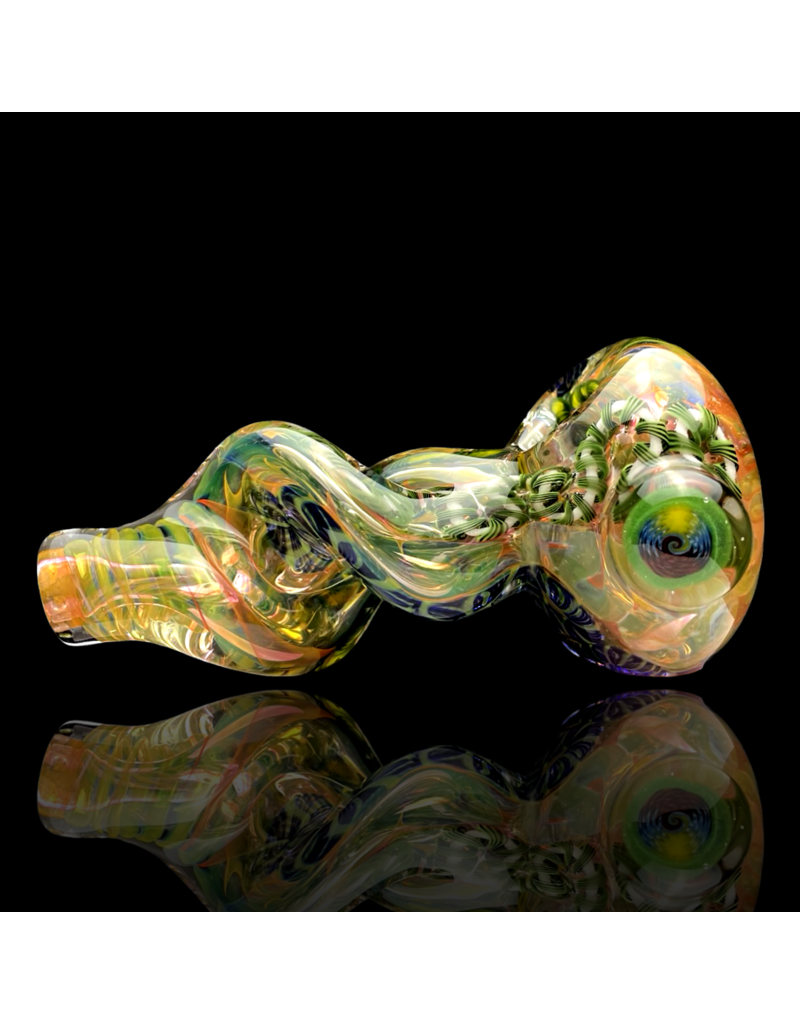 ISO Fume & Latti Twist Pipe by Crouch Glass