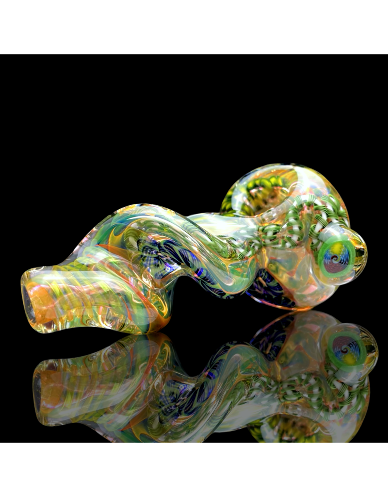 ISO Fume & Latti Twist Pipe by Crouch Glass