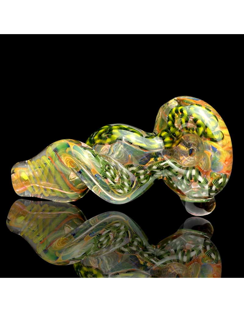 ISO Fume & Latti Twist Pipe by Crouch Glass