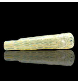 White Raked Fume Hitter Chillum Travy Buddy