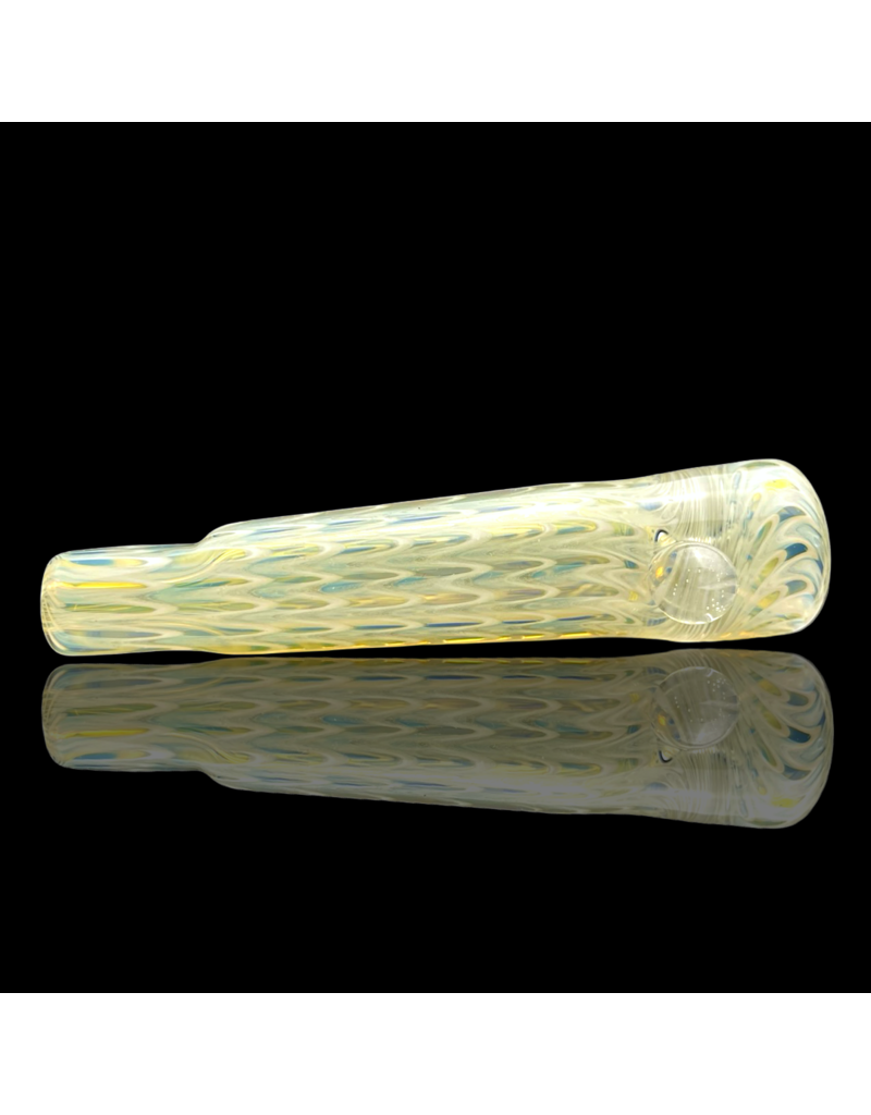 White Raked Fume Hitter Chillum Travy Buddy