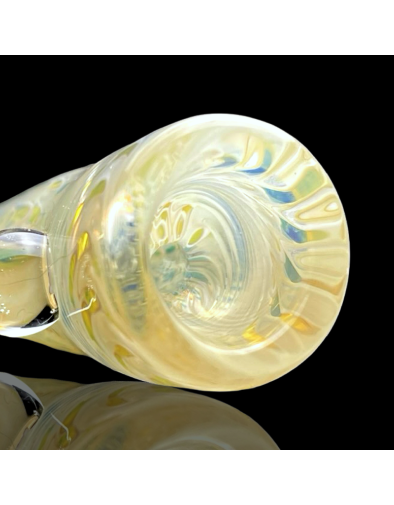 White Raked Fume Hitter Chillum Travy Buddy