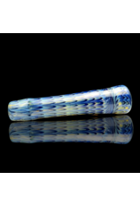Blue Raked Fume Hitter Chillum Travy Buddy