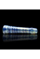 Blue Raked Fume Hitter Chillum Travy Buddy