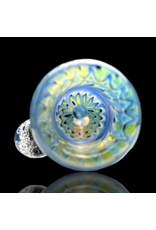 Blue Raked Fume Hitter Chillum Travy Buddy