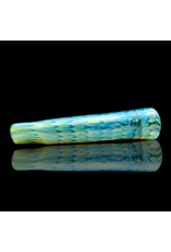 Aqua Raked Fume Hitter Chillum Travy Buddy
