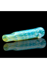 Aqua Raked Fume Hitter Chillum Travy Buddy