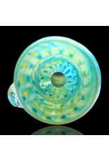 Aqua Raked Fume Hitter Chillum Travy Buddy