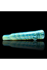 Aqua Raked Fume Hitter Chillum Travy Buddy