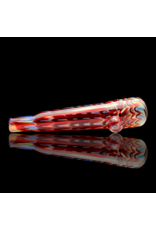 Red Raked Fume Hitter Chillum Travy Buddy