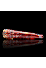 Red Raked Fume Hitter Chillum Travy Buddy