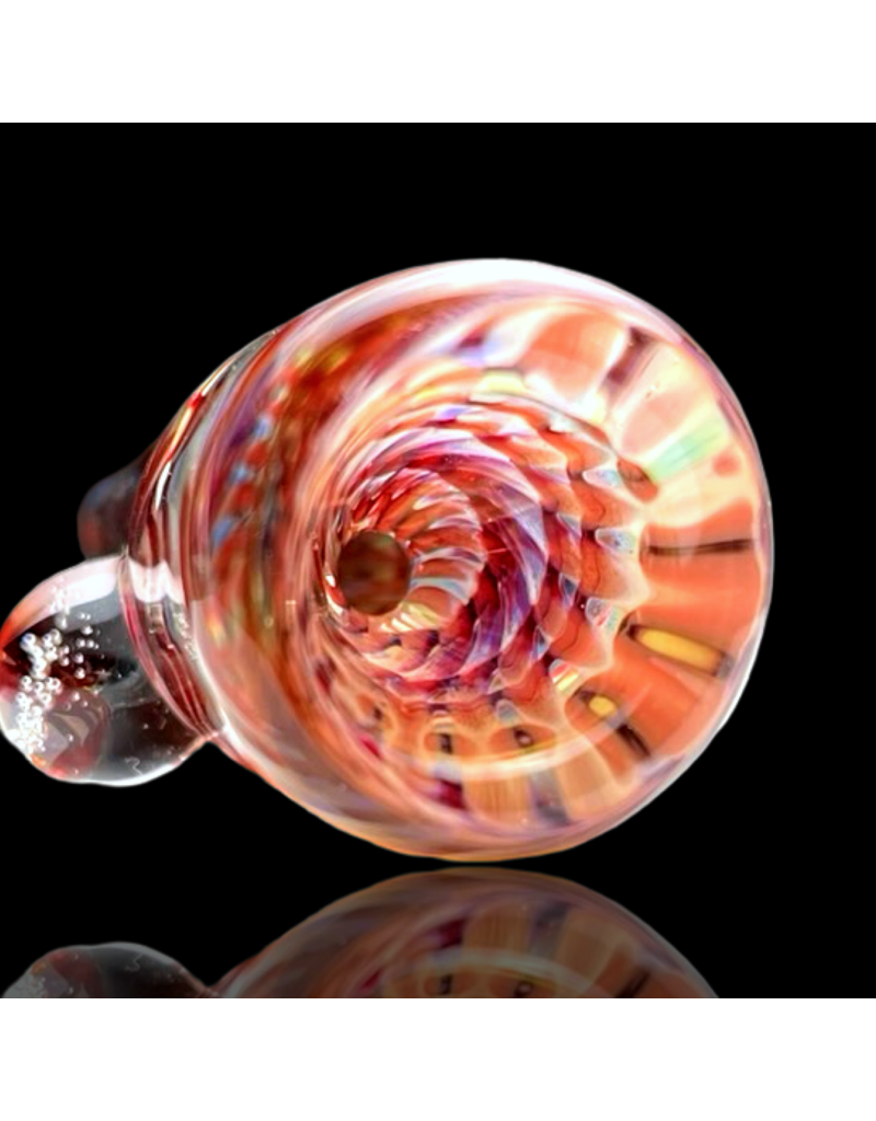 Red Raked Fume Hitter Chillum Travy Buddy