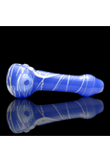 Koy Glass Milky Blue Splatter Pipe Koy Glass