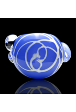 Koy Glass Milky Blue Splatter Pipe Koy Glass