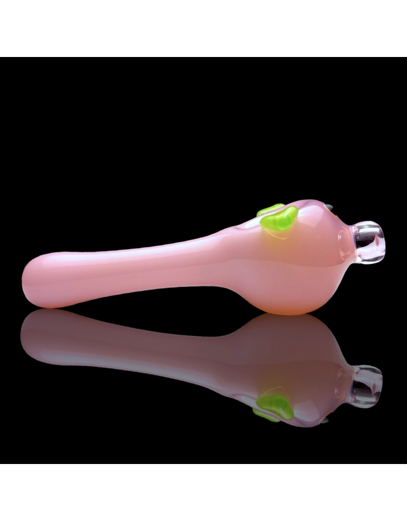 Sugar Matty Milky Pink w/ Green Pig Pipe Sugar Mattys