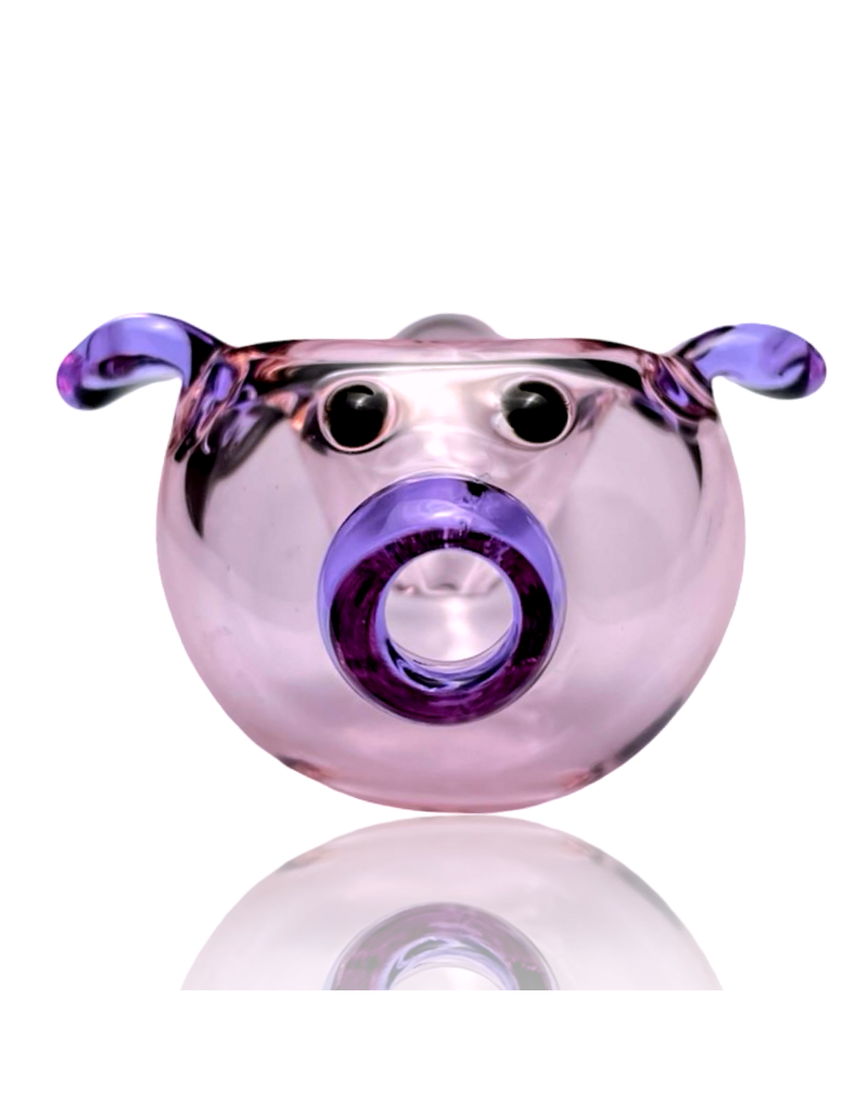 Sugar Matty Classic Pink w/ Purple Pig Pipe Sugar Mattys