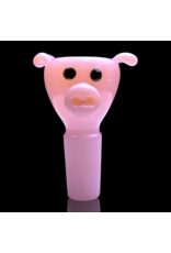 Sugar Matty 14mm Milky Pink Pig Slide Sugar Mattys