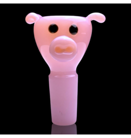 Sugar Matty 14mm Milky Pink Pig Slide Sugar Mattys