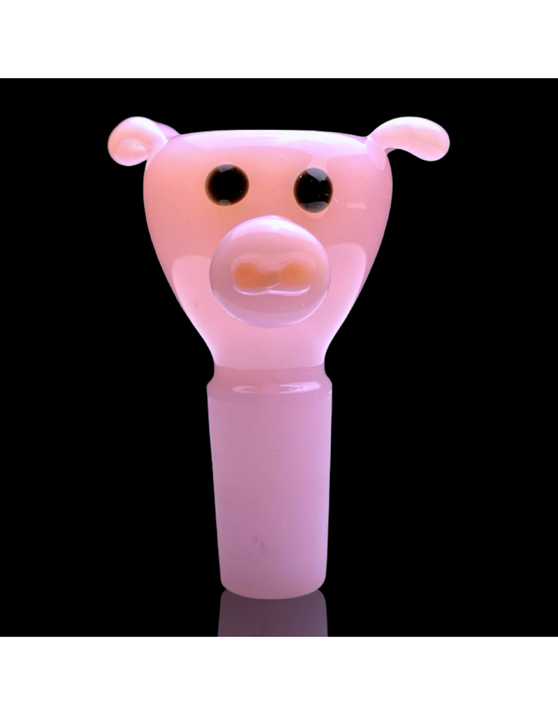 Sugar Matty 14mm Milky Pink Pig Slide Sugar Mattys