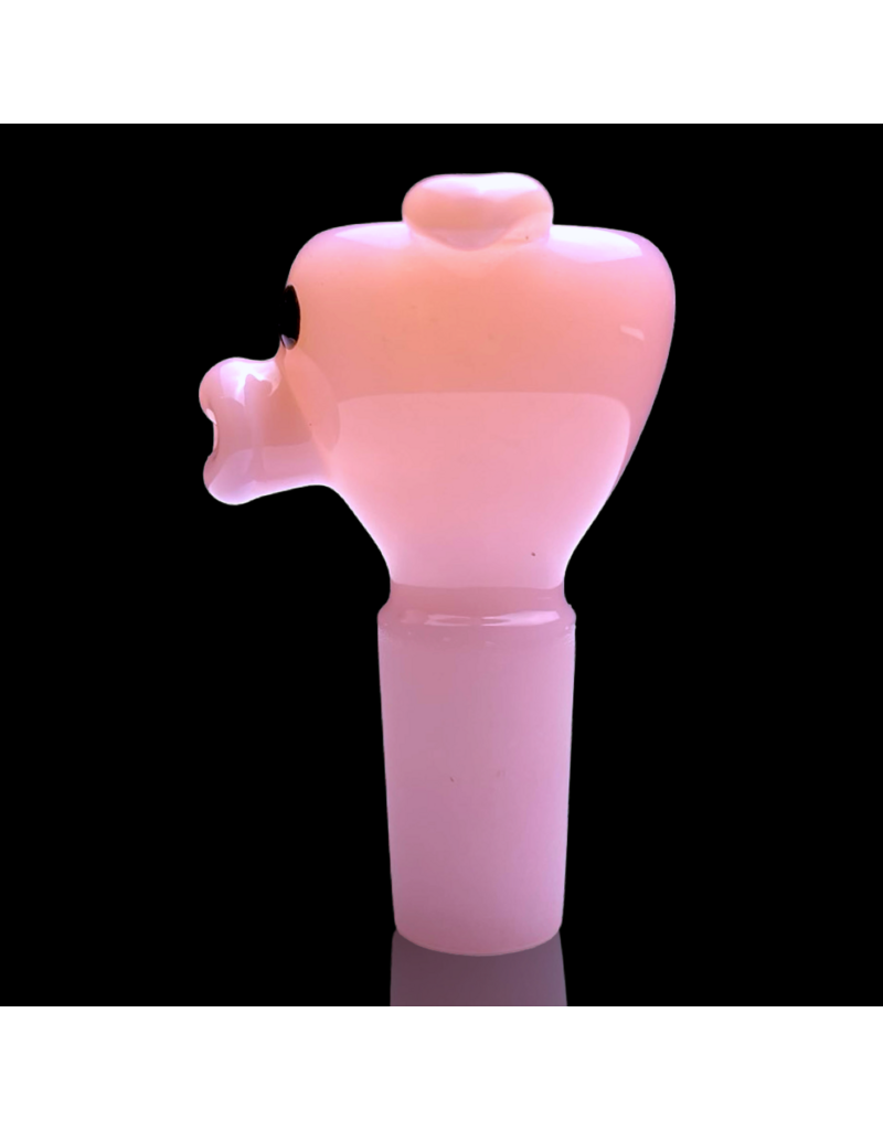 Sugar Matty 14mm Milky Pink Pig Slide Sugar Mattys