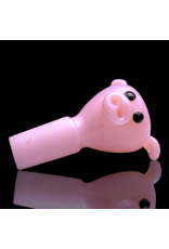 Sugar Matty 14mm Milky Pink Pig Slide Sugar Mattys