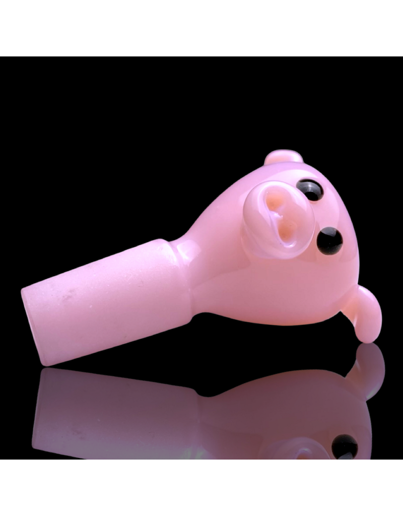 Sugar Matty 14mm Milky Pink Pig Slide Sugar Mattys