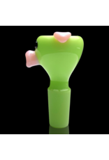 Sugar Matty 14mm Milky Green Pig Slide Sugar Mattys