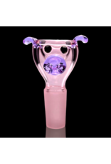 Sugar Matty 14mm Classic Pink w/ Purple Pig Slide Sugar Matty