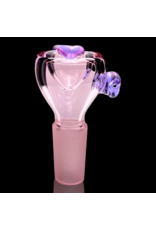 Sugar Matty 14mm Classic Pink w/ Purple Pig Slide Sugar Matty