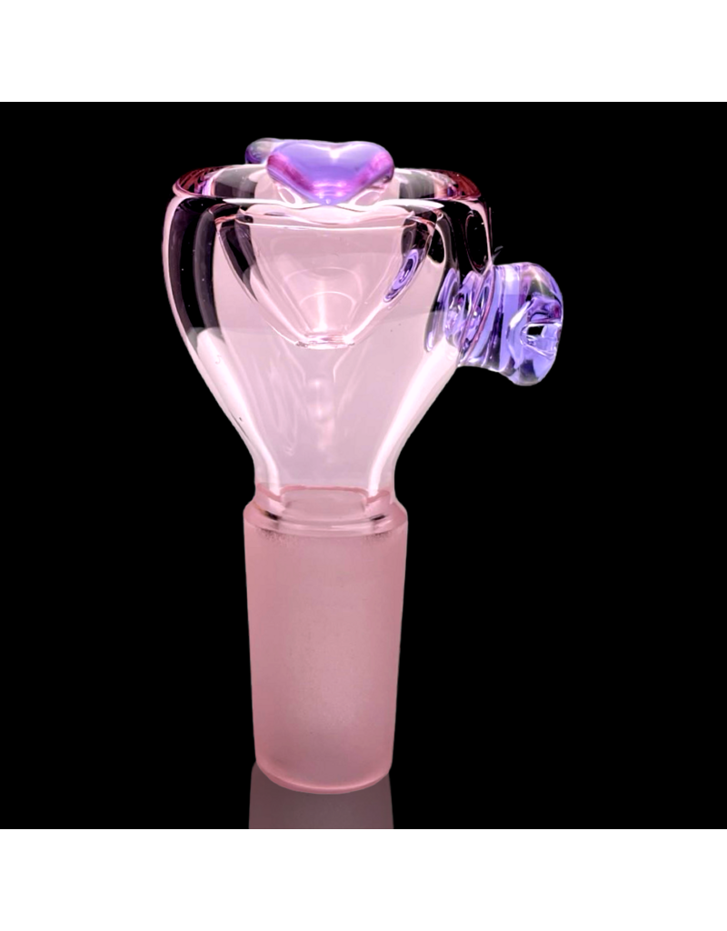Sugar Matty 14mm Classic Pink w/ Purple Pig Slide Sugar Matty