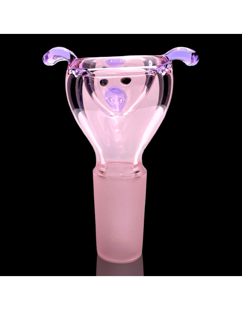 Sugar Matty 14mm Classic Pink w/ Purple Pig Slide Sugar Matty