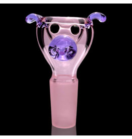 Sugar Matty 14mm Classic Pink w/ Purple Pig Slide Sugar Matty